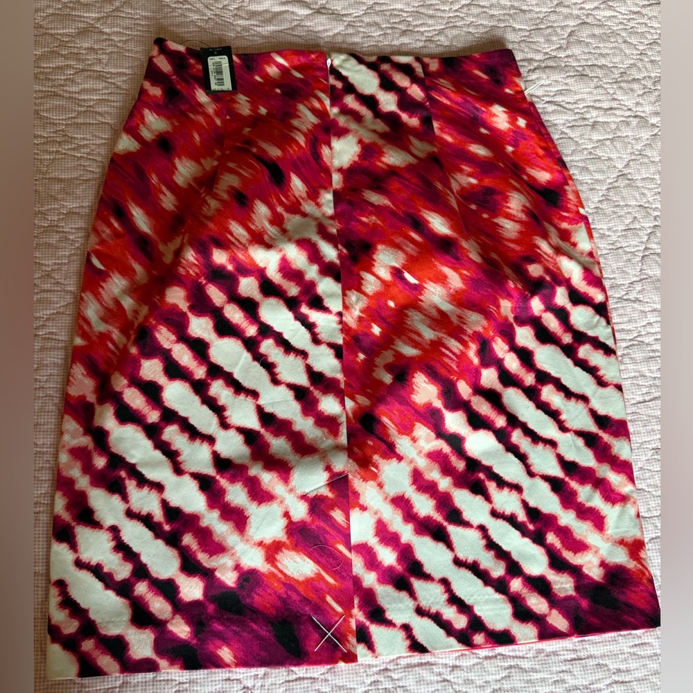 Worthington Vibrant Pink and Red Women's Pencil Skirt